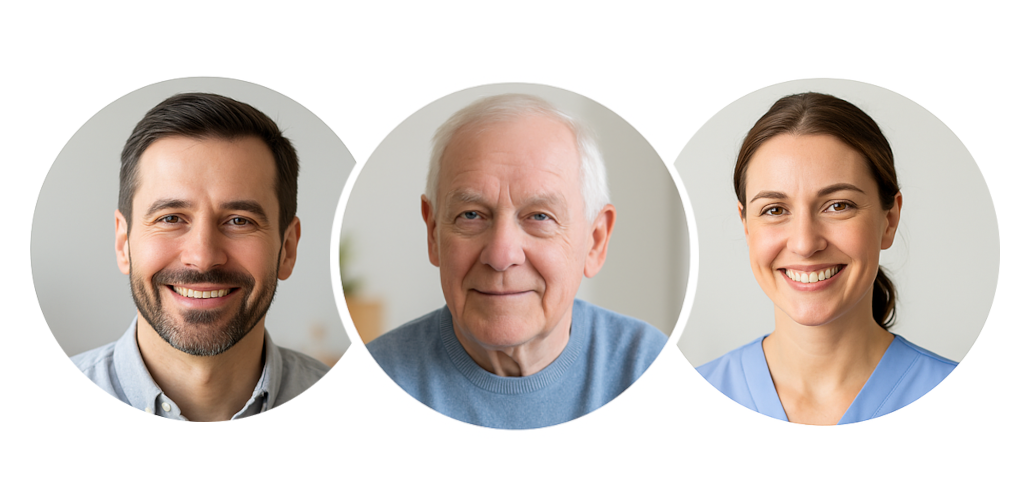 Senior, Adult child, caregiver