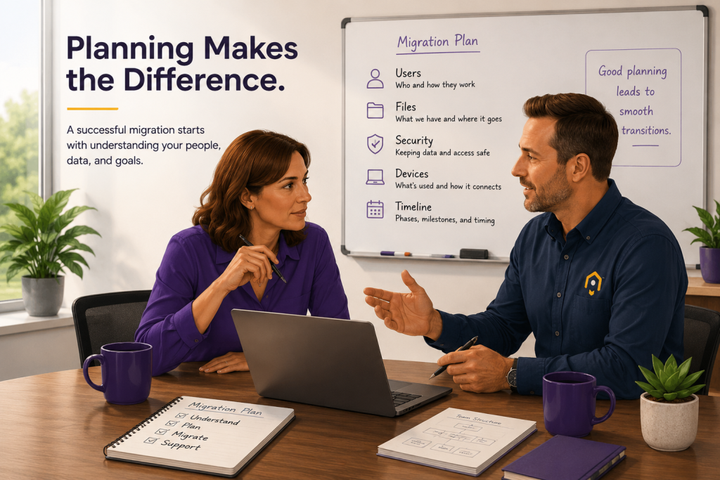 Planning makes the difference during a migration