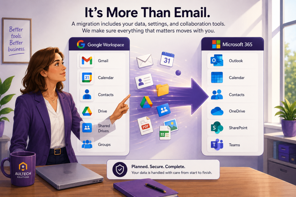 Google Migration - What actually gets migrated